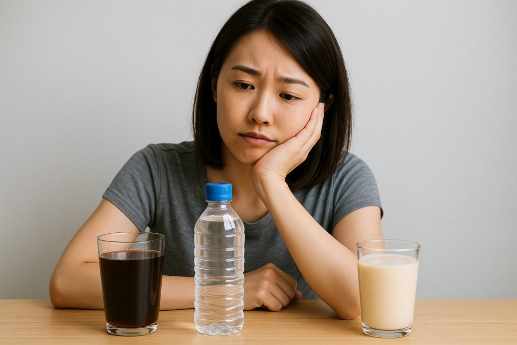 どの飲み物を飲めば良いのか迷っている人