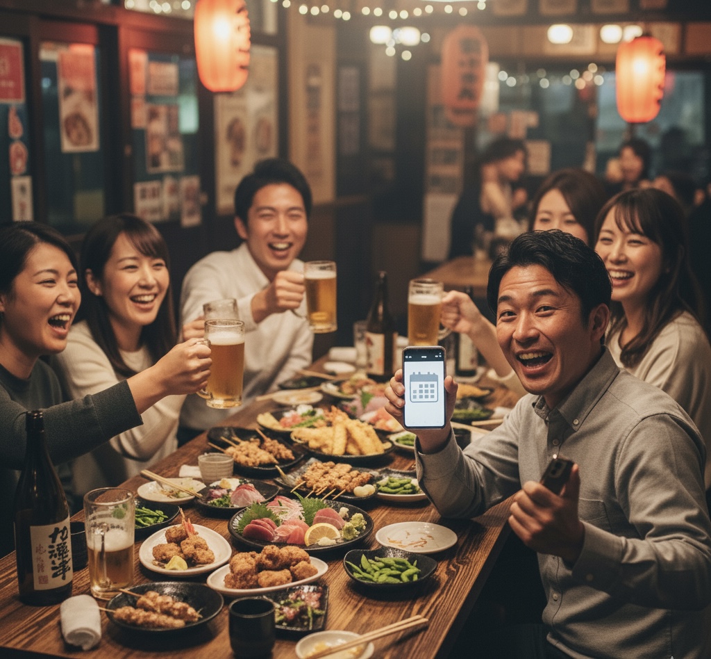 飲み会を楽しむ