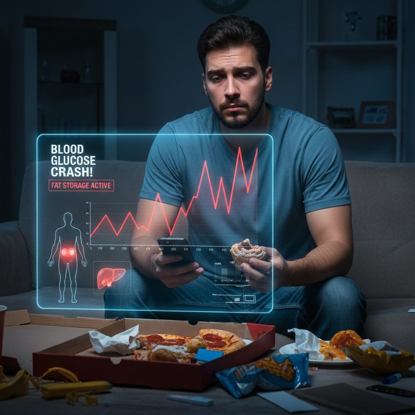 血糖値上昇の影響