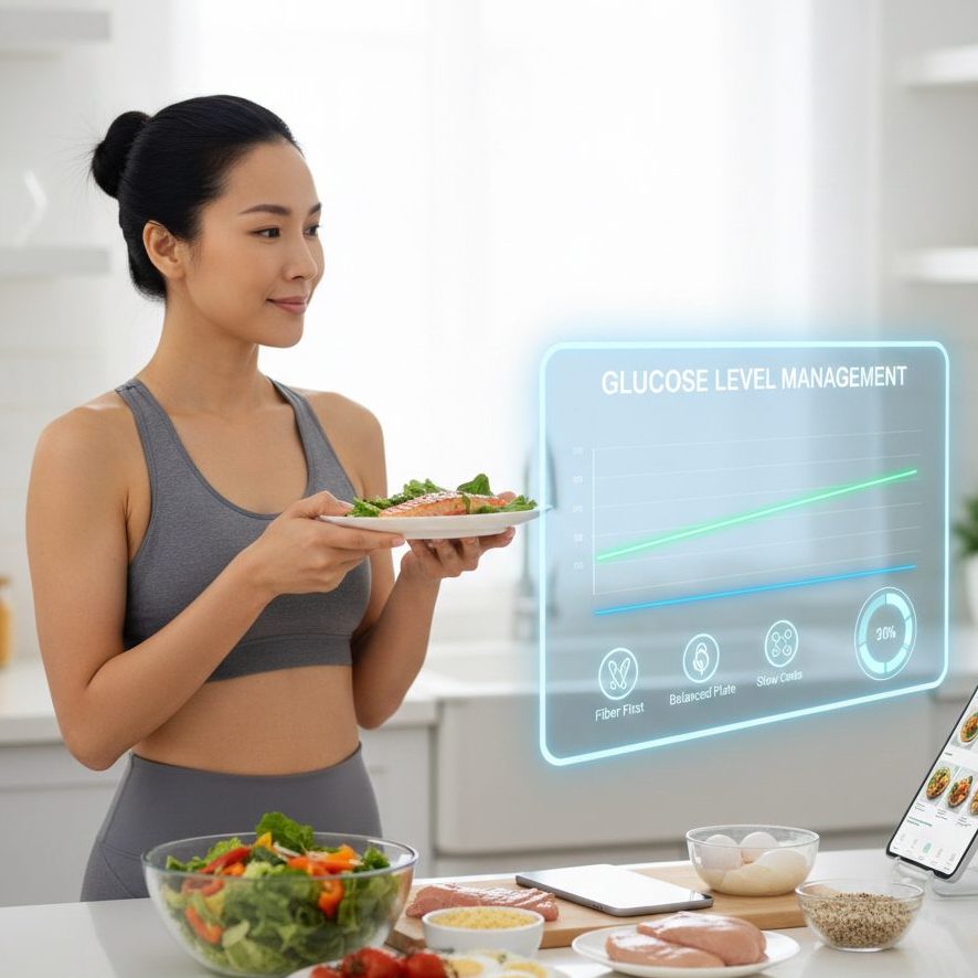 血糖値急上昇を抑える