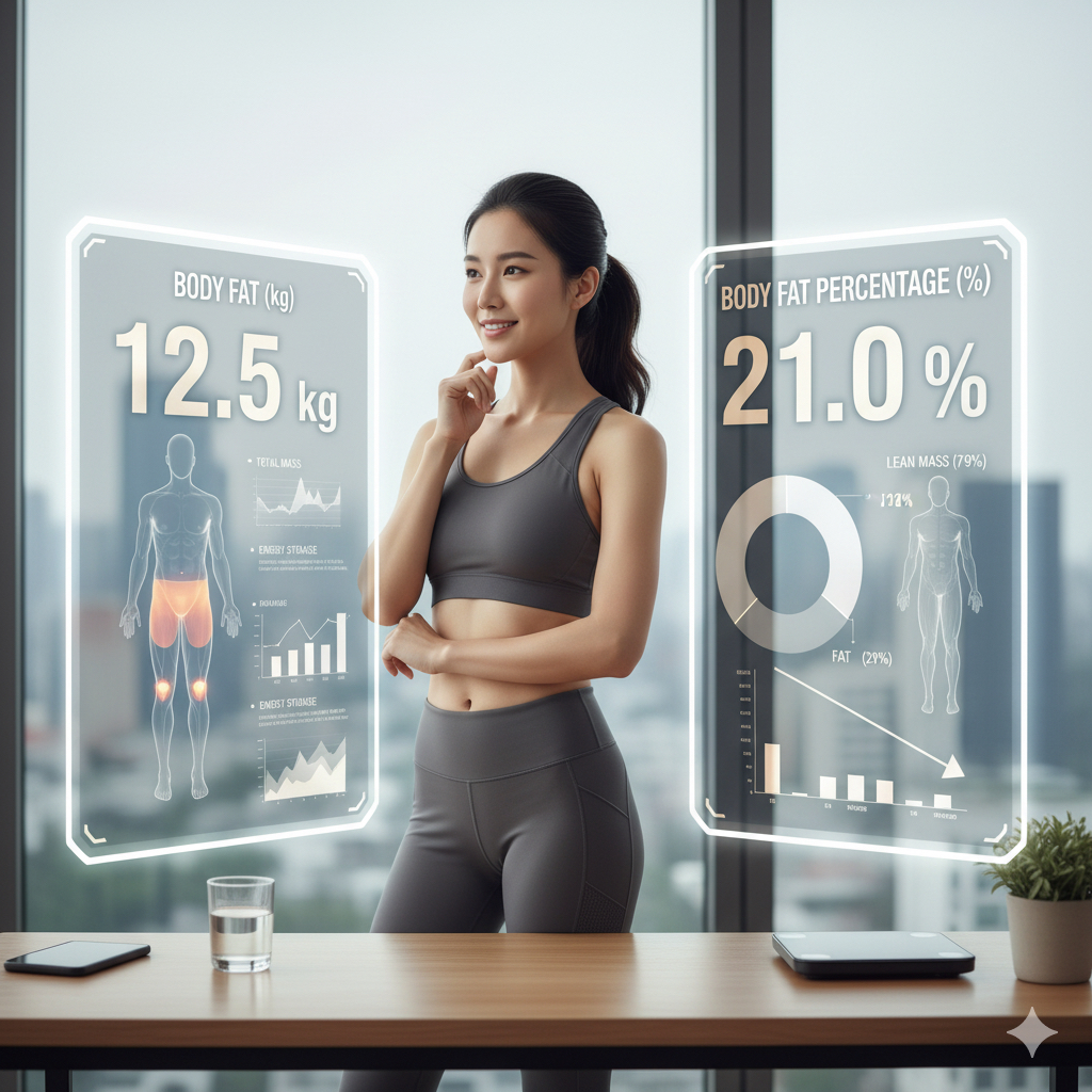 体脂肪率と体重の違い