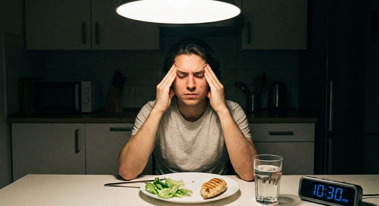 夜の炭水化物をカットしてしまい寝れない人