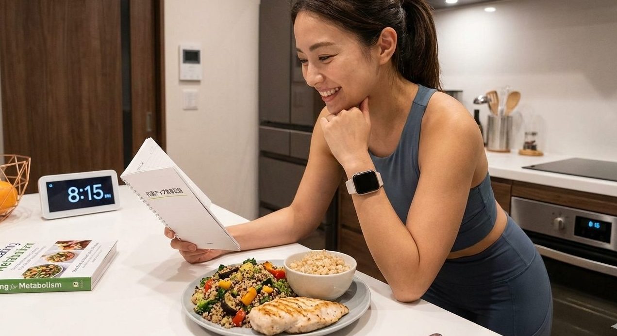 代謝を下げずに痩せる夜の食事戦略を行っている人