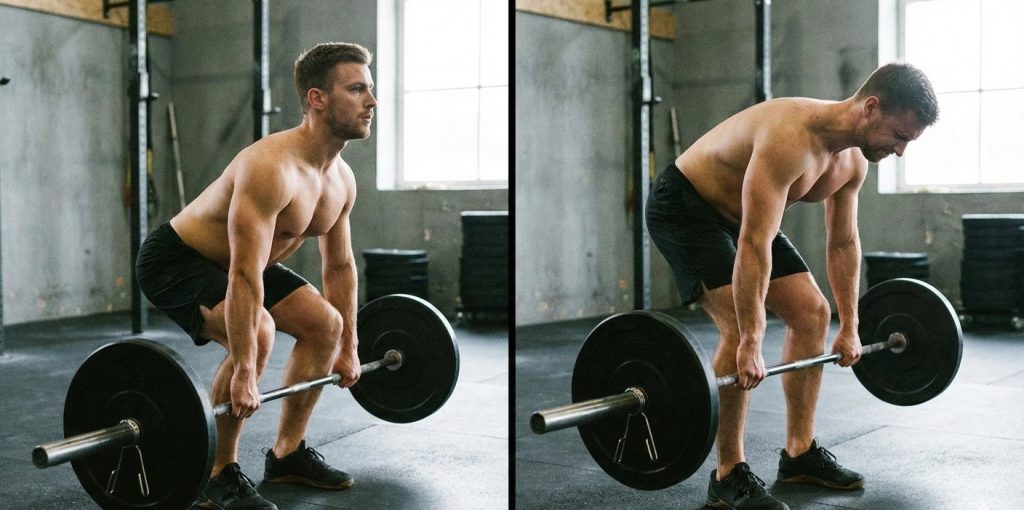 トレーニングフォームの比較イメージ