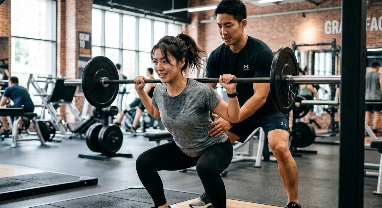 トレーナーにダイエットのサポートをしてもらってる人